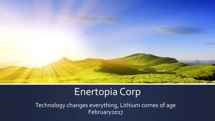 enertopia corp