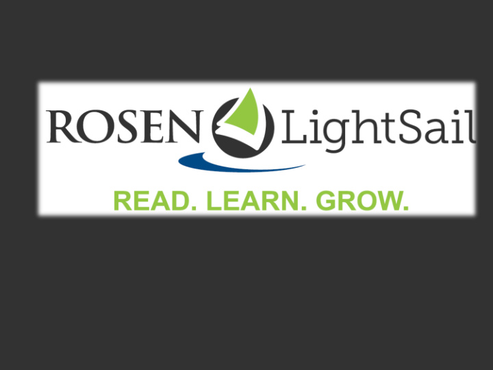what are the rosen lightsail products
