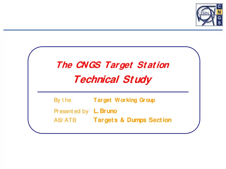 technical study