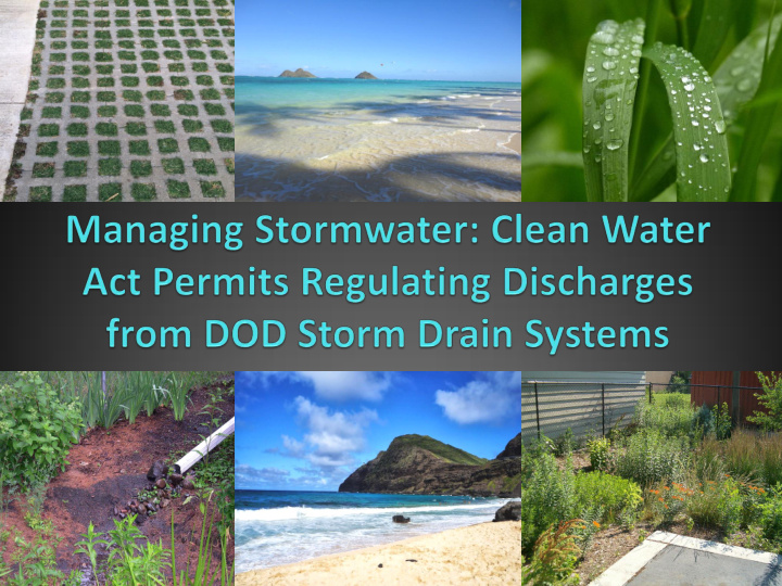 why stormwater matters