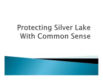 The problem as stated in the latest Silver Lake  Improvement Board Report by RLS reasons: