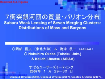 Subaru Weak Lensing of Seven Merging Clusters: