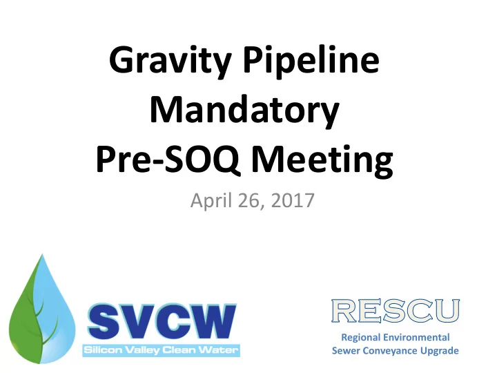 mandatory pre soq meeting