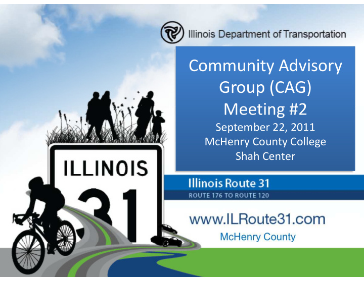 community advisory community advisory group cag meeting 2