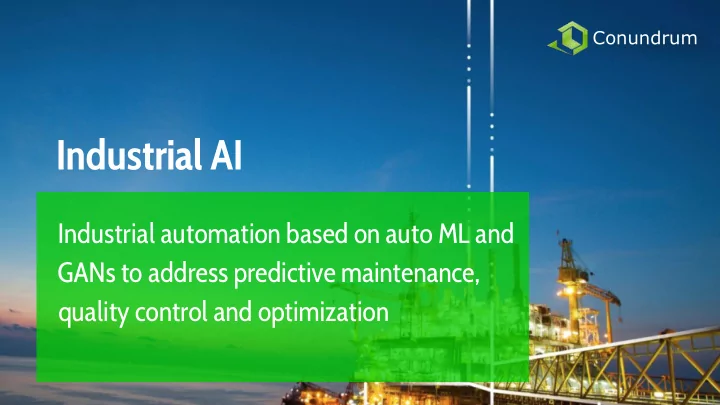 industrial ai