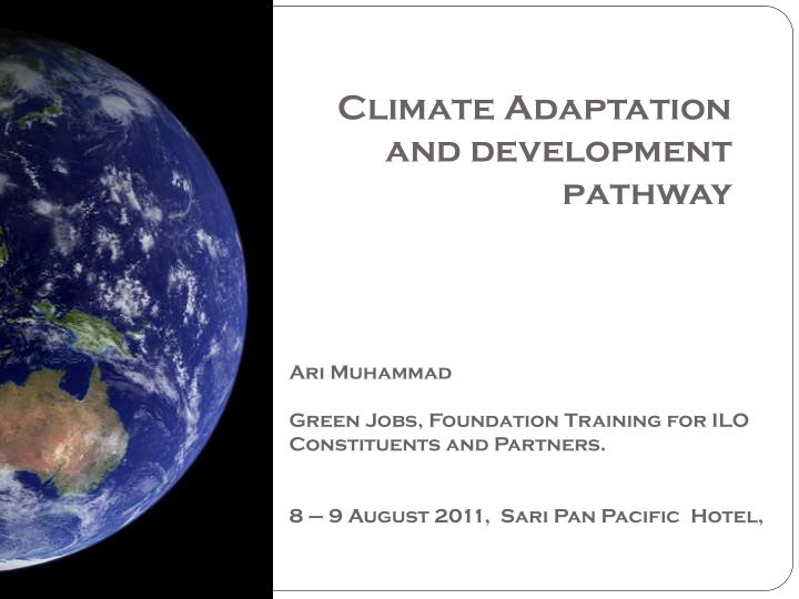 climate adaptation