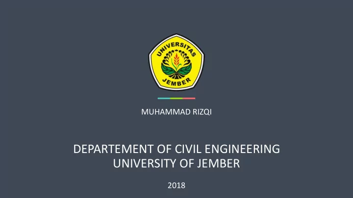 departement of civil engineering