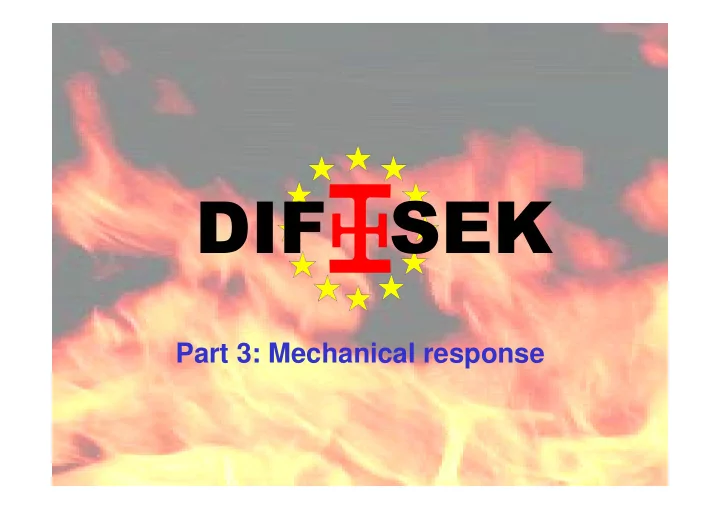 part 3 mechanical response part 3 mechanical response