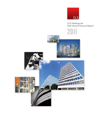 2011  CORPORATE OVERVIEW  Shareholders funds of 396 million  &gt;  EPRA net assets of 481