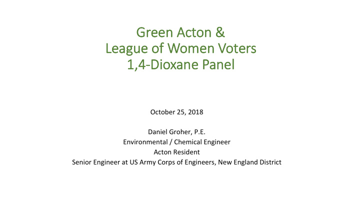 gr green een act acton on league of wome men voters 1 4