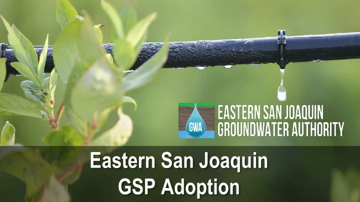 eastern san joaquin