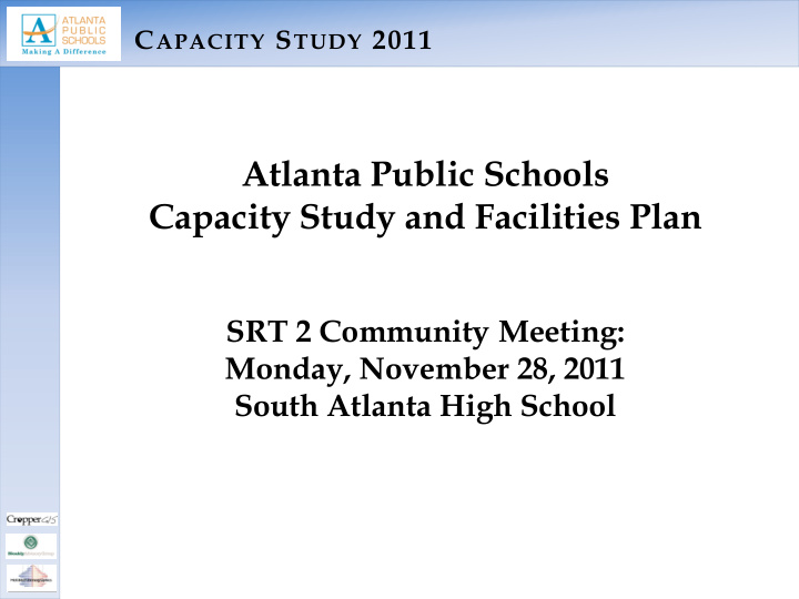 capacity study and facilities plan