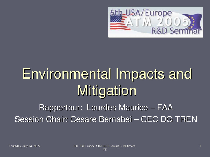 environmental impacts and environmental impacts and