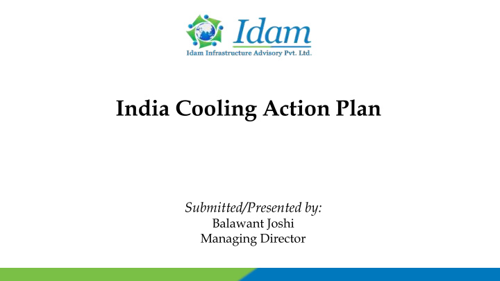 india cooling action plan