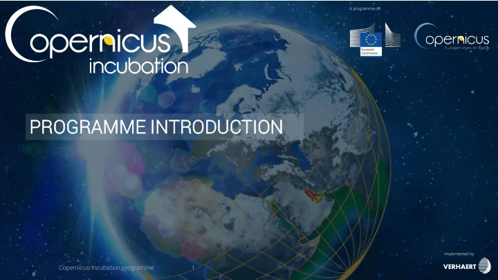 pro rogr gramme amme in intro roduction duction
