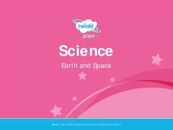 Science  E  arth and Space  Year One Science | Year 5 | E  arth and Space | Geocentric Versus