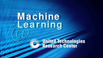 Machine  Learning  Dont Blink.  AI in Industry and Future Opportunities  ARPA-e Workshop  June