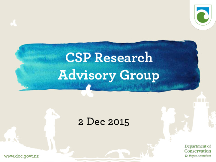 csp research advisory group