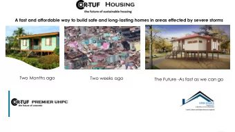 Two Months ago  Two weeks ago  The Future -As fast as we can go  1  The Future of Cor-Tuf Concrete