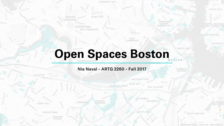 open spaces boston