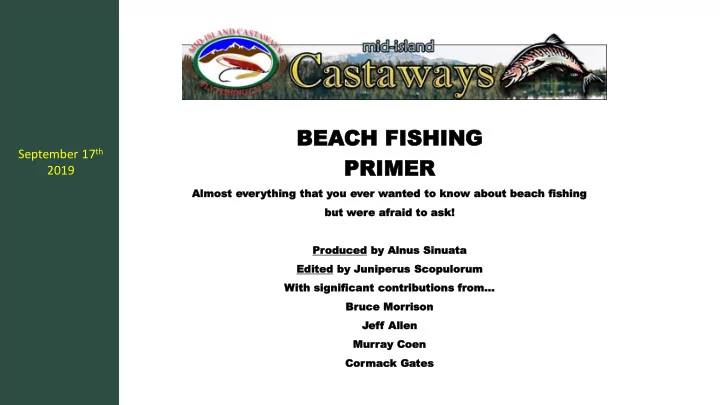 be beach ch fish fishing