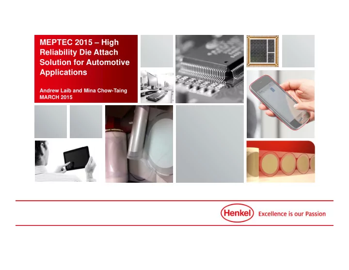 meptec 2015 high meptec 2015 high reliability die attach