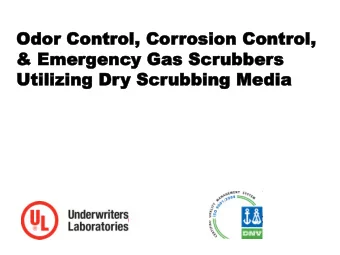 Odor  Odor Contr  Control,  ol, Cor  Corrosion Contr  osion Control,  ol,  &amp; Emer  &amp;