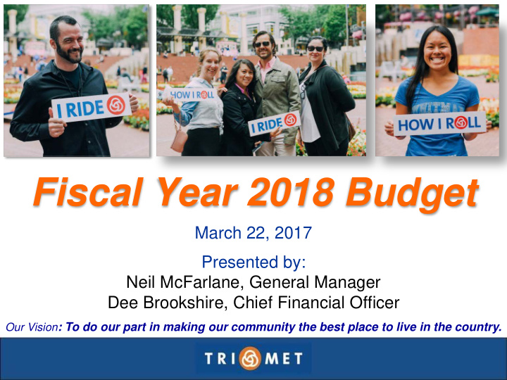 fiscal year 2018 budget