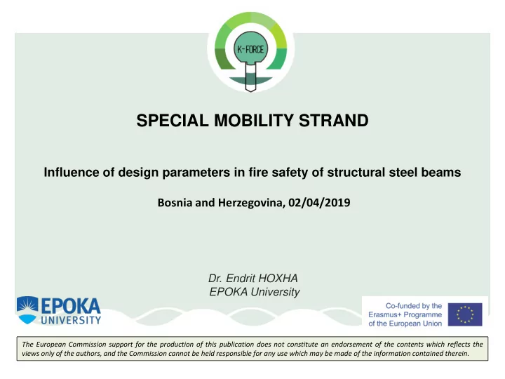 special mobility strand