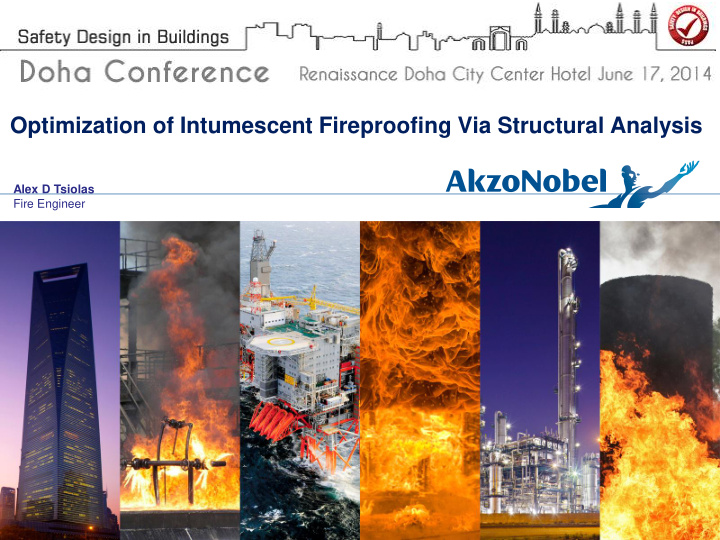 optimization of intumescent fireproofing via structural