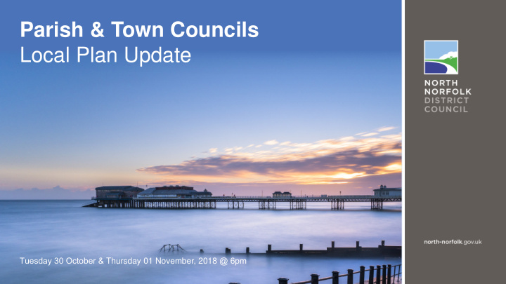 parish town councils local plan update