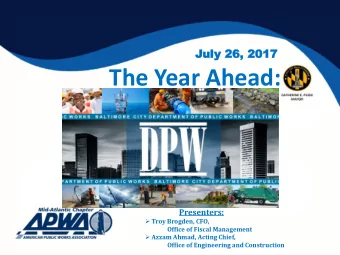 &lt;&lt;Locality Name  Here&gt;&gt;  Presenters:  Troy Brogden, CFO,  Office of Fiscal