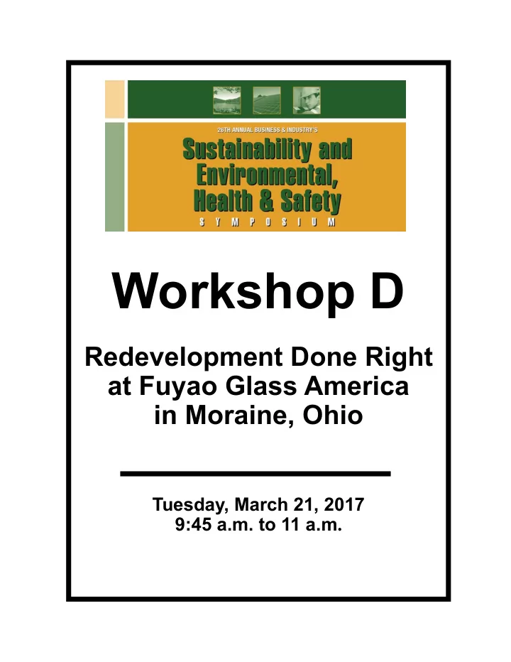 workshop d