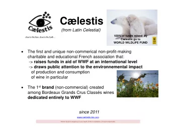 Clestis (from Latin Celestial)  100% of funds raised  by close to the Stars, close to the