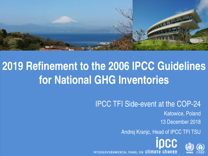 2019 refinement to the 2006 ipcc guidelines for national