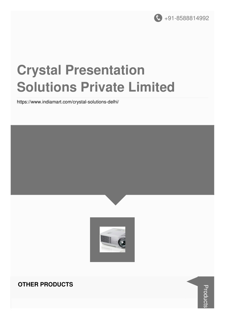 crystal presentation solutions private limited