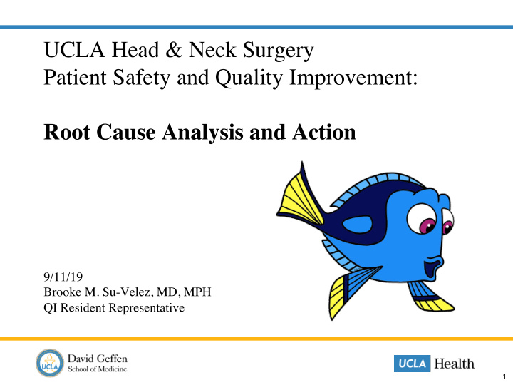 ucla head amp neck surgery patient safety and quality