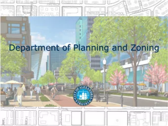 Department of Planning and Zoning  Planning for Growth in Alexandria  D ZONING  NING  ING AND