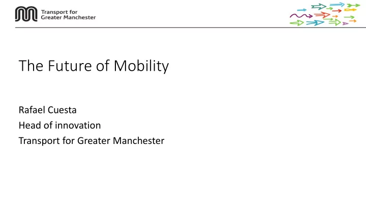 the future of mobility