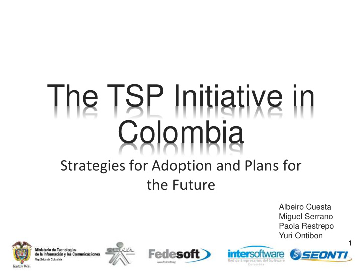 the tsp initiative in colombia