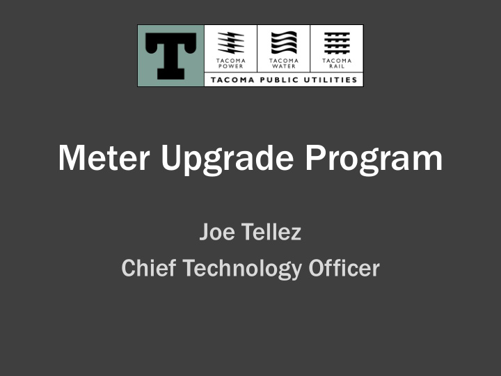meter upgrade program
