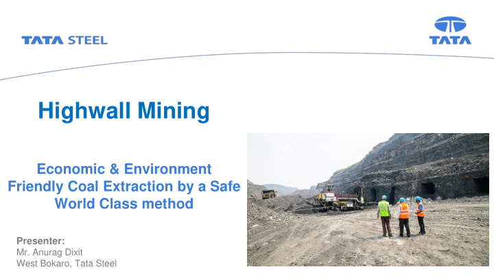highwall mining