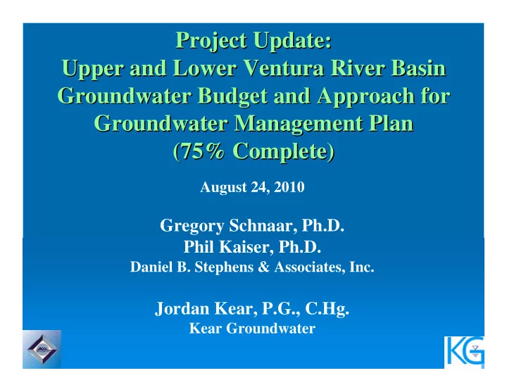 project update project update upper and lower ventura