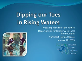 Preparing Florida for the Future  Opportunities for Resilience in Local  Communities  Northeast