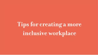 Tips for creating a more  inclusive workplace  Intro  Kate Heddleston  https://kateheddleston.com