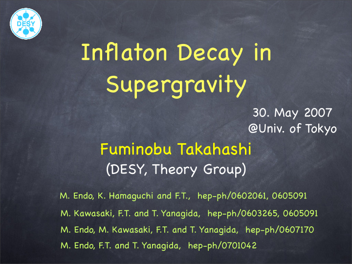 inflaton decay in supergravity