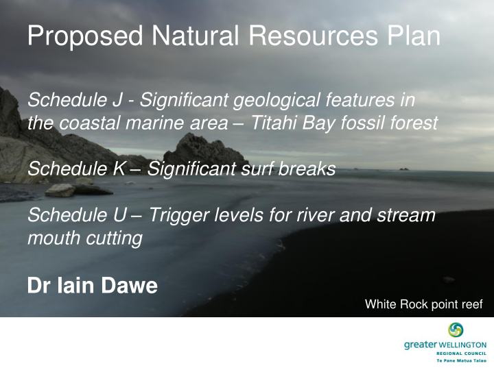 proposed natural resources plan