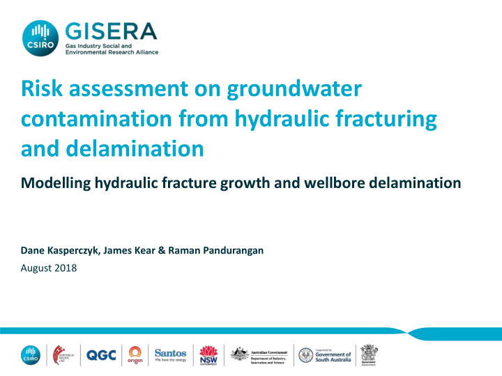 risk assessment on groundwater