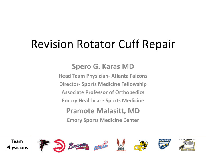 revision rotator cuff repair
