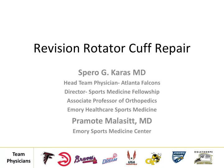 revision rotator cuff repair